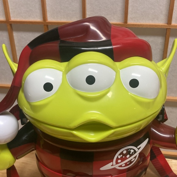 Disney Pixar Toy Story Alien Popcorn Bucket Plaid Pajamas - Picture 2 of 7